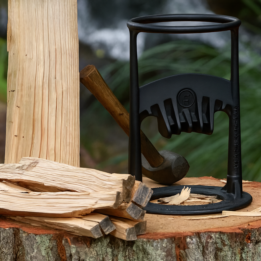 Norillo™ – Turvallinen teräksinen puunkalotin halkaisija, joka tekee täydelliset sytykkeet ilman kirvestä