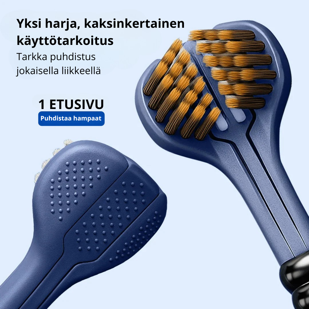 Norillo™ – 3D TriBrush täydelliseen hampaiden puhdistukseen puolessa ajassa
