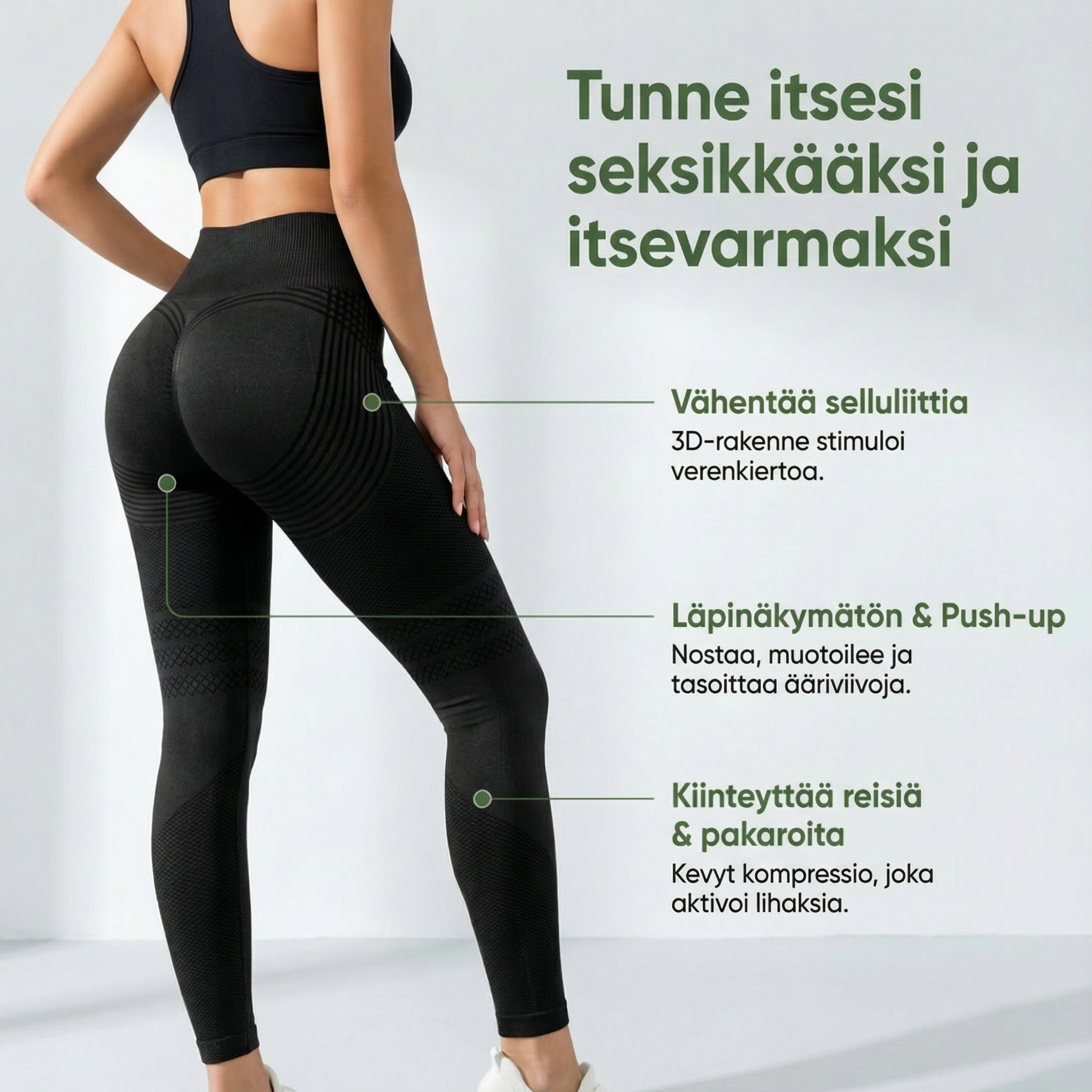 Norillo™ – 3D Sculpt Leggings – Muotoile siluettisi vaivattomasti