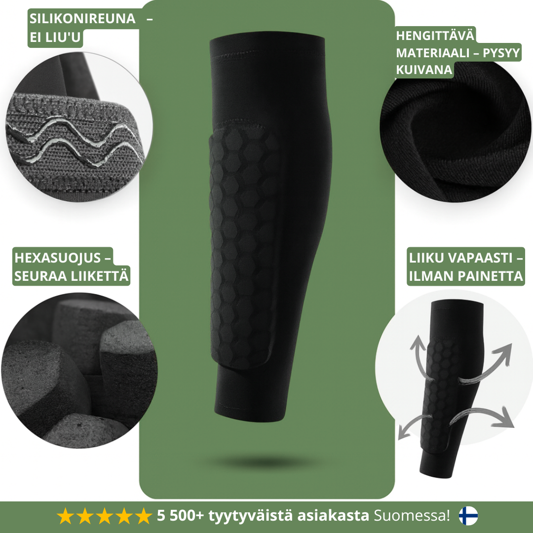 Norillo™ – Säärisuojat hiihtoon ilman kipua ja painetta