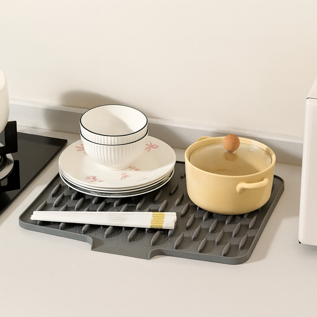 Norillo™ – Lämpösuoja ja nopea vedenpoisto – silikoninen tiskialus