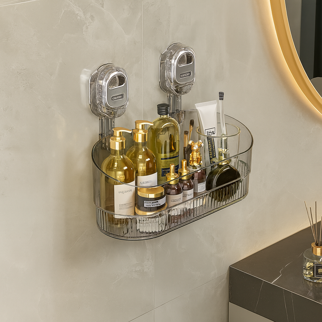 Norillo™ – Itsekiinnittyvä seinähylly ilman porausta keittiöön ja kylpyhuoneeseen