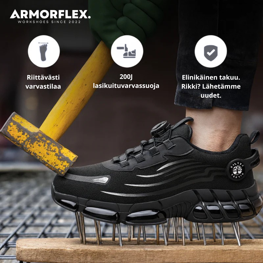 Norillo™ – ArmorFlex S3 Air – Erittäin kevyet turvakengät teräskärjellä ja kiertokiristyksellä